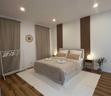 Wiesbaden Apartment | Luxeriöses 3 Zimmer Apartment l Terrasse l Küche l Balkon l Parkplatz l Netflix l 110 m2