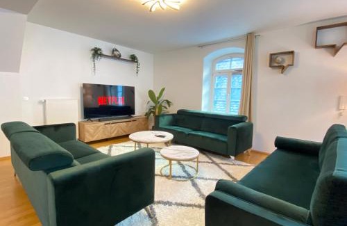Altstadt Sudwest Apartment | LUXOMES - Tropical & Streetart Style - Old Town Apartments - Central Ingolstadt