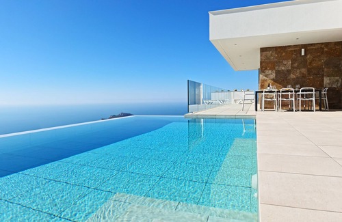 Cumbre del Sol Villa | Luxueuse Villa Contemporaine VUE Front SUR MER Super Équipée- Zone Privée Isolée