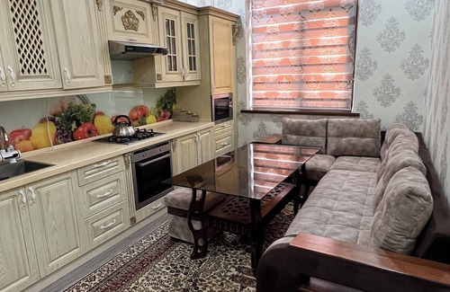 Samarkand Apartment | Luxurious and cozy apartment in the centre of the city w/jetted bathub and ameni