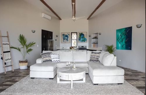 San Pedro Villa | Luxurious Beach Front Villa Sapphire, beachfront, Gold Standard Certified!