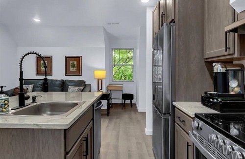 Eureka Springs Apartment | Luxurious Loft -12 Acres near Eureka Springs w/WiFi, AC, Pool, Hot Tub & Sauna!