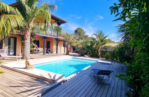 Lanton Villa | Luxurious new villa with all comfort Cassy Bassin d'Arcachon