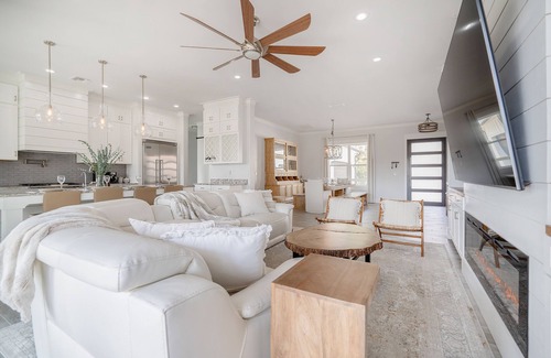 Walton County House | Luxurious waterfront retreat! Bring your boat! Stunning new private pool!