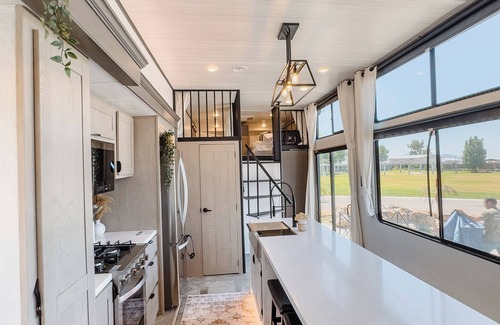 Sandy Beach House | Luxury 2 Story Beachfront RV w/ Lofts – Perfect Family Escape at The Reef!