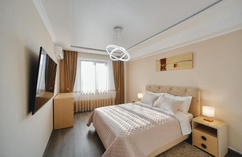 Chisinau Apartment | Luxury 2BR Penthouse with City Views in City Center GrandStay Apartments