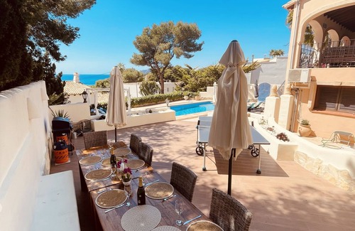 El Portet Villa | Luxury 5 bed/5 bathroom Villa in El Portet,Moraira, sea view & 800 m from beach