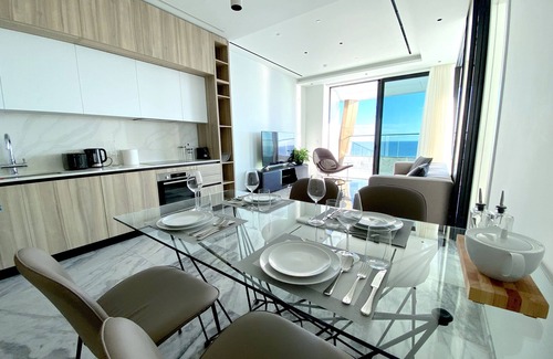 Neapolis Apartment | Luxury Apt. for Rent High Floor Sea View - 2 Bedrooms