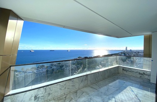 Neapolis Apartment | Luxury Apt. for Rent High Floor Sea View - 2 Bedrooms