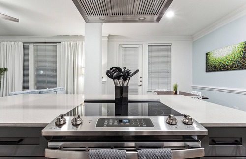 Frisco Apartment | Luxury Apt with Eco-Friendly Touches & Private Garage