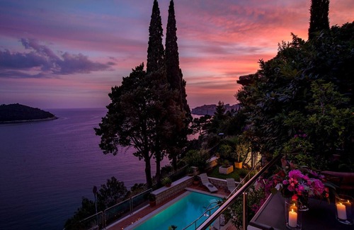Municipality of Dubrovnik Villa | Luxury Beachfront Villa Dubrovnik Palace with private pool and jacuzzi in Dubrovnik