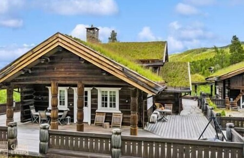 Nes House | Luxury Cabin at Nesfjellet with sauna, bbq, close to ski & golf