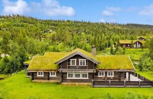 Nes House | Luxury Cabin at Nesfjellet with sauna, bbq, close to ski & golf