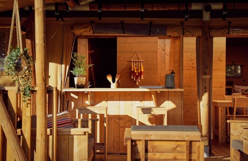 Zeewolde House | Luxury glamping with bathroom in the Horsterwold