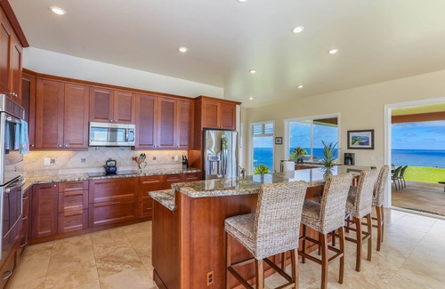 Princeville House | Luxury Home With Spectacular 180 Degree White Water Views & Infinity Edge Pool