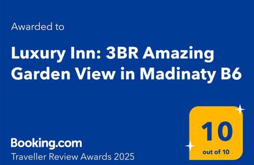 Madinaty Apartment | Luxury Inn: 3BR Amazing Garden View in Madinaty B6