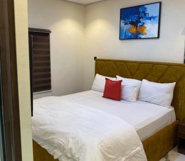 Oshodi-Isolo Apartment | Luxury & Modern Self Check-In Apts near Airport M02b