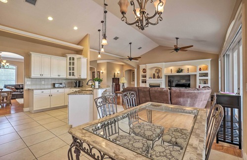 Palm Harbor House | Luxury Palm Coast Home w/Dock & Game Room!