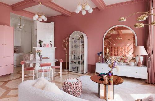 Alppiharju Apartment | Luxury Pink Suite, autohalli
