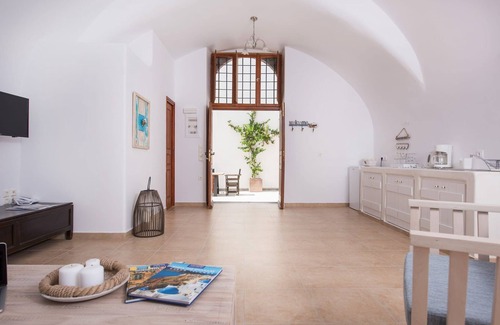 Pyrgos Villa | Luxury Santorini Residence | 2 Bedrooms | Villa Lucy | Spacious Terrace | Pyrgos