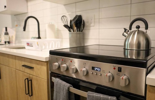 Downtown Apartment | Luxury Spacious SkyLine View-Parking-Free Wine