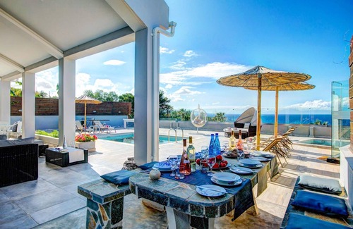 Neromilos Villa | Luxury Villa Cavo Mare Thalassa with private pool & jacuzzi