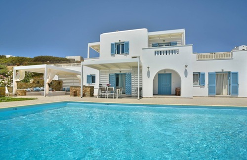Maragas Villa | LUXURY VILLA EDEN WITH POOL AND SENSATIONAL VIEW, 300M FROM AMAZING BEACH