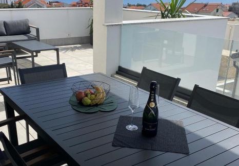 Kolan Villa | Luxury Villa Mandre - Pool & Roof-Top Sun Terrace with Sea View - NEW!