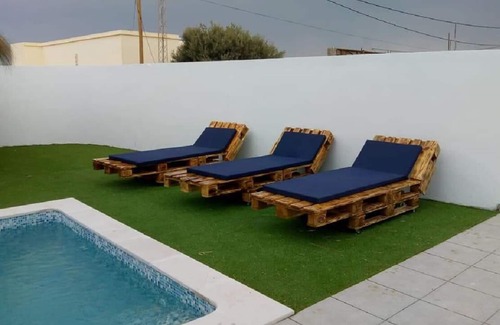 Aghir Villa | Luxury villa with private pool not overlooked and view of the panoramic beach