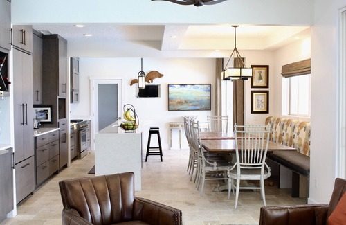 St. Augustine House | Luxury Villa with heated pool, spa/hot tub, dock, near beach, Sunsets!
