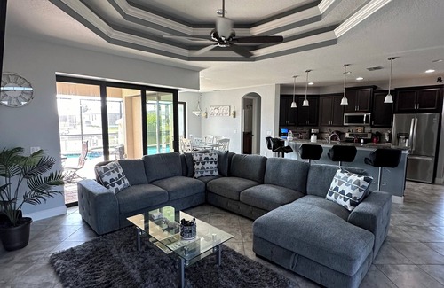 South Gulf Cove House | Luxury Waterfront Home With Private Heated Pool & Hot Tub Near Beaches
