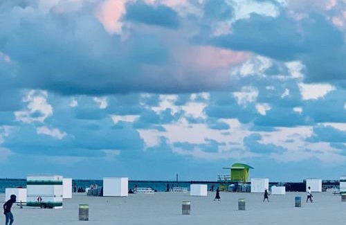 Flamingo/Lummus Apartment | Luxury white loft on Ocean Drive-South beach with a view