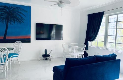 Flamingo/Lummus Apartment | Luxury white loft on Ocean Drive-South beach with a view