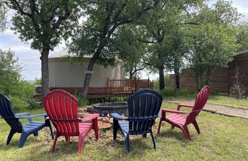 Mineral Wells Cabin | Luxury Yurt in Mineral Wells
