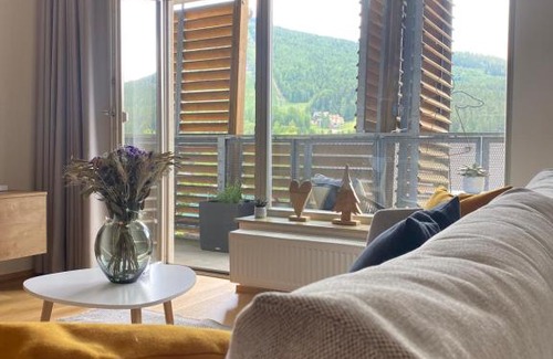 Harrachov Apartment | Luxusní Apartmán u sjezdovek s garáží