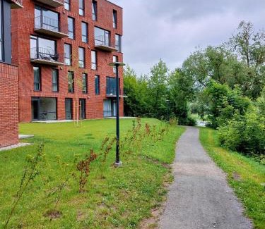 Klaipeda Apartment | M18 Waterside Park Apartments, Self check-in, Free parking, Wi-fi