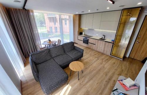 Klaipeda Apartment | M18 Waterside Park Apartments, Self check-in, Free parking, Wi-fi