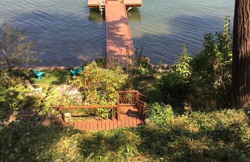 Northwest Ithaca House | MAGICAL, PRIVATE, FORESTED LAKEFRONT/SWEEPING LAKE VISTAS, EASY ACCESS IN ITHA