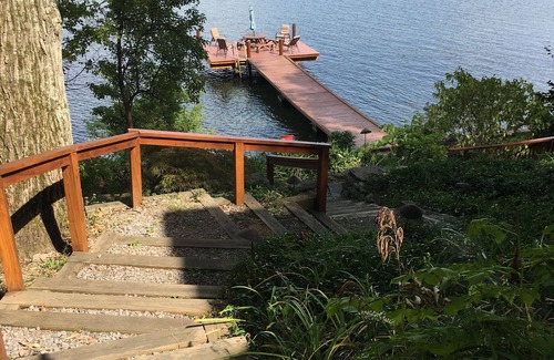 Northwest Ithaca House | MAGICAL, PRIVATE, FORESTED LAKEFRONT/SWEEPING LAKE VISTAS, EASY ACCESS IN ITHA