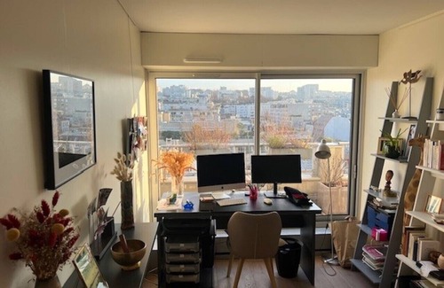 Quartier de la Folie-Mericourt Apartment | Magnificent Penthouse panaramic view of Paris