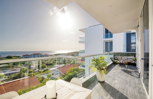 Piscadera Apartment | MAGNIFICENT VIEW, Airco, Fully Equipped, Pool, Gym and Security Gates