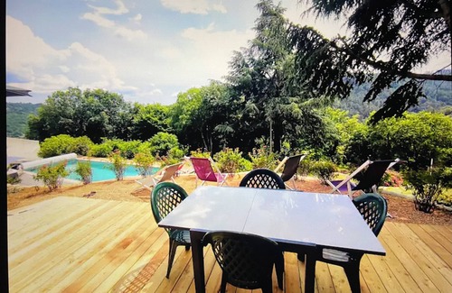 Chassiers House | Magnificent villa with outbuilding and unusual accommodation in the trees. Sleeps 10