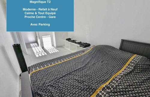 Secteur 1 Apartment | Magnifique T2 refait à neuf - Calme & Tout Equipé avec Parking