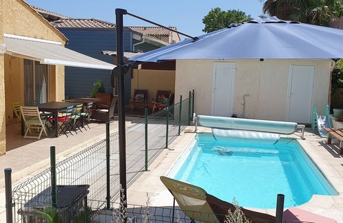 Sommieres House | Maison Avec Piscine, Climatisation et Située à 2 pas du Centre Historique