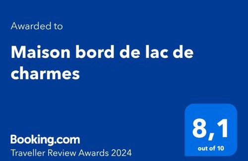 Bannes House | Maison bord de lac de charmes