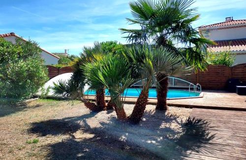 Saint-Georges-de-Didonne Villa | Maison familiale avec piscine chauffée