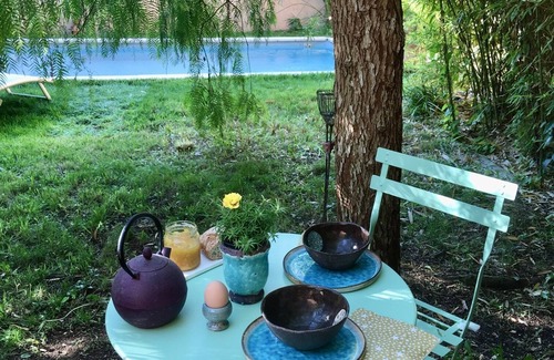 Villeneuve-les-Maguelone House | Maison Authentique Coeur de Village Jardin Arboré Piscine, à 15 mer !