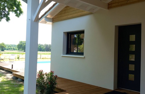 Saint-Julien-en-Born House | Maison Neuve Avec Piscine Chauffée, 4kms de Contis