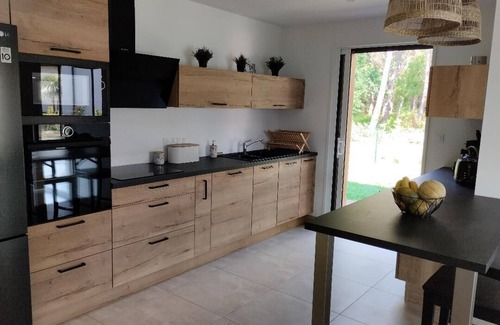Moliets-et-Maa House | Maison Neuve de 150m2, Avec Piscine Chauffée Face à la Forêt, Proche de la Plage