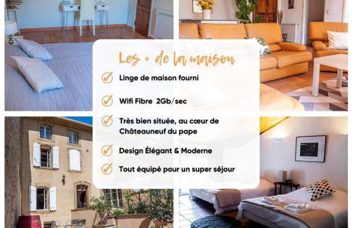 Chateauneuf-du-Pape Bed & Breakfast | Maison Pegau, 2 chambres au centre de Châteauneuf-du-Pape PEGAU B&B